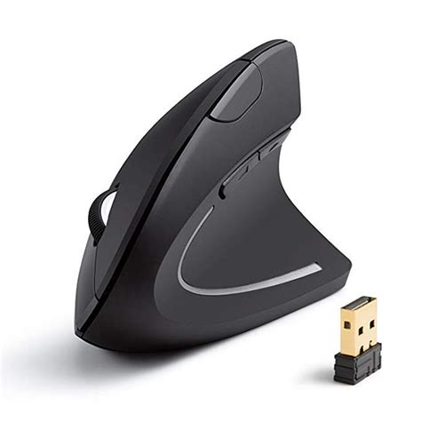 크리에이티브 오른손 버티컬 마우스 2 4g USB 업라이트 마우스 쿨 샤크 충전 게임용 인체공학적 1600dpi 신제품