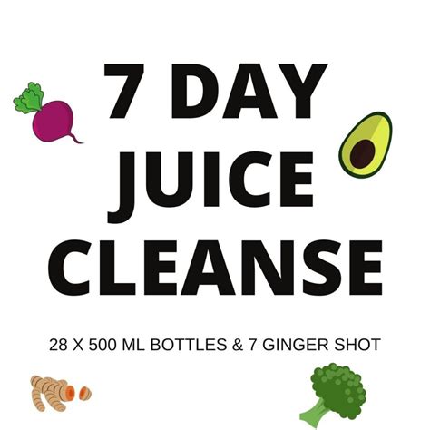 7 Day Cleanse The Juice Works