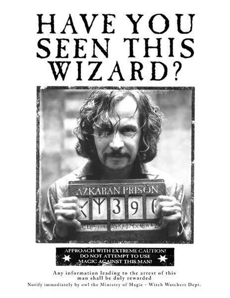 Sirius Black Wanted Poster Harry Potter Sirius Harry Potter Wanted Poster Harry Potter Poster