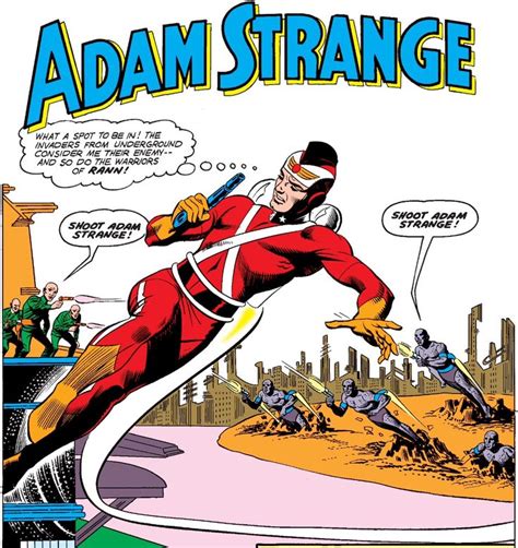 Adam Strange Adam Strange Strange Comic Book Cover