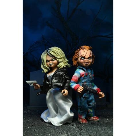 Buy Neca Bride Of Chucky Chucky And Tiffany Clothed Action Figure 2