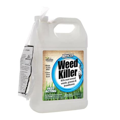 Avenger Oz Organic Weed And Grass Killer RTU Biodegradable Natural Non Toxic Citrus Based