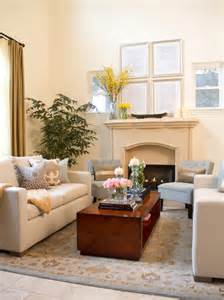 Symmetry In Transitional Neutral Living Room Hgtv