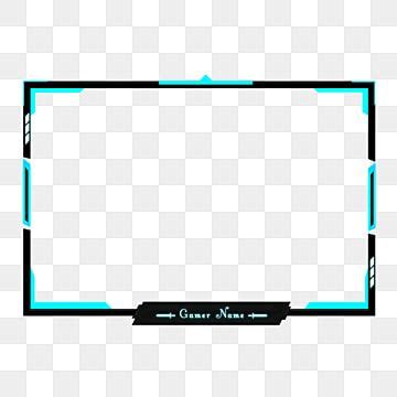 Twitch Overlay Live Streaming Neon Face Cam Facecam Stream Elements Png Transparent
