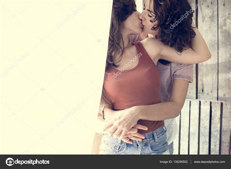 Lesbian Couple Kissing Stock Photo By Rawpixel