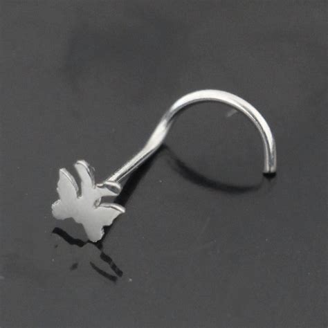 Butterfly Nose Ring Tiny Nose Ring Unique Nose Rings Nose Etsy
