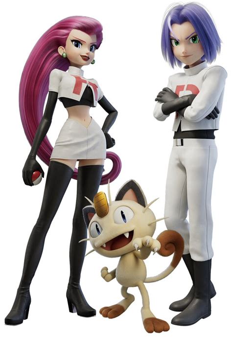Official Artwork For Jessie James And Meowth In Pok Mon Mewtwo Strikes Backevolution