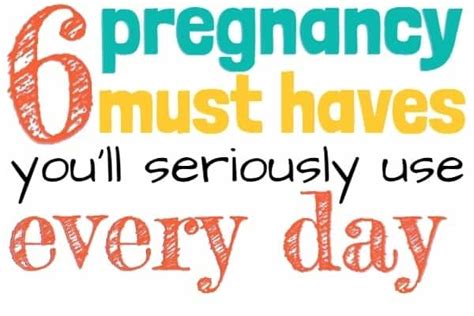 6 Pregnancy Must Haves You Ll Use Every Day Oh Yellow