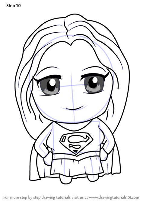 Supergirl Drawing Easy Free Download On Clipartmag