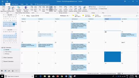 How To Use Room Booking Feature Of Calendar In Outlook Youtube