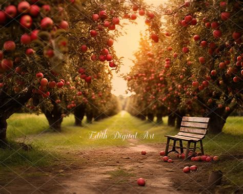 Fall Apple Orchard Wallpaper