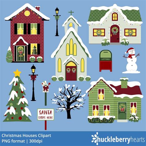 Christmas House Clip Art 20 Free Cliparts Download Images On