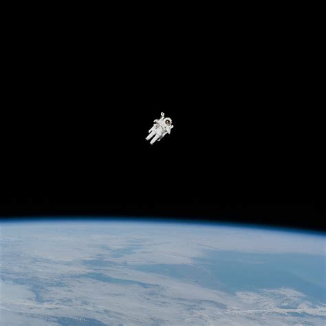 Astronaut In Spacesuit Floating In Space 4k Wallpaper