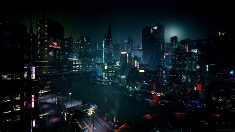 Futuristic Night City Cyberpunk Live Wallpaper Moewalls