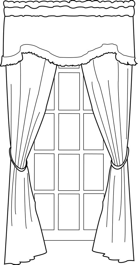 Window coloring pages to download and print for free