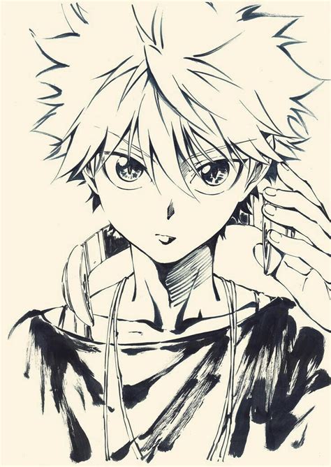 Anime helden anime liebe pikachu zeichnung fabelwesen kunst anime profilbild anime männer anime zeichnen anime charakter kunst skizzen. Hunter X Hunter | Dessin manga, Killua, Coloriage manga