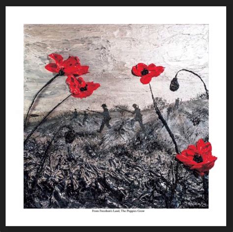 From Freedoms Land The Poppies Grow From The World War Etsy