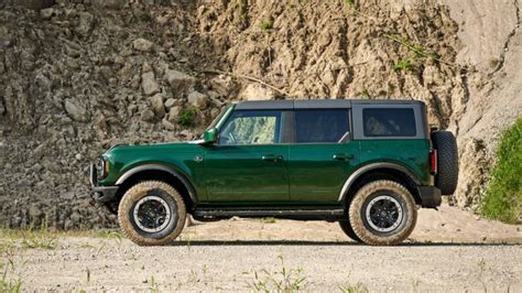 Ford Reveals 2022 Bronco Eruption Green Metallic Heritage Paint Color