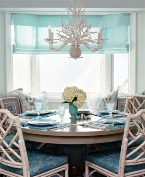 Coral Light Fixture Coastal Dining Room Turquoise Dining Room