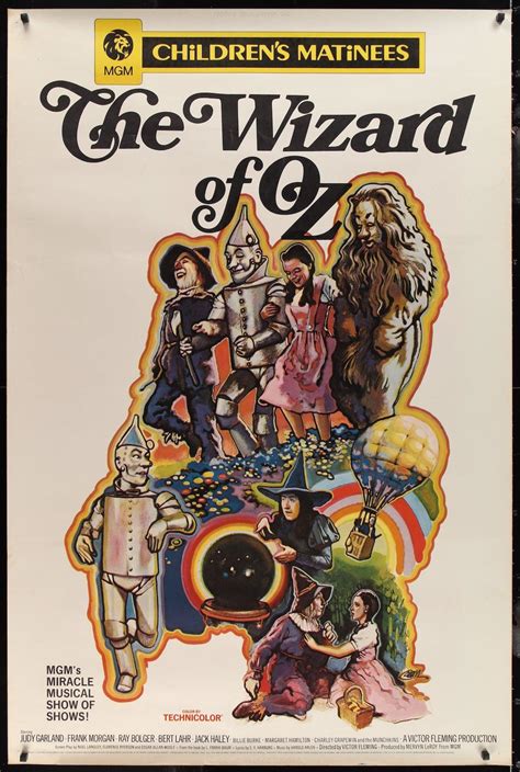 The Wizard Of Oz Movie Poster 1970 Ri Film Art Gallery