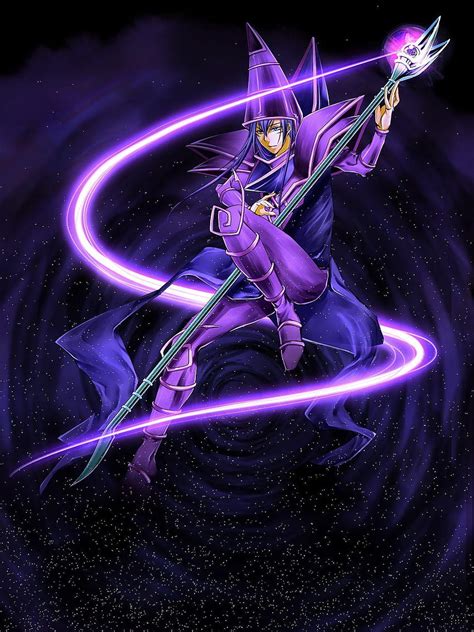 This Is The Coolest Pic Of The Dark Magician Ever Yu Gi Oh Dark