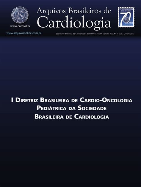 Pdf First Brazilian Cardio Oncology Pediatric Guidelines For The