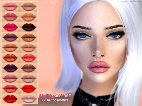 Lipstick Jeffree Star Cosmetics Makeup Cc Sims 4 Cc Makeup Makeup