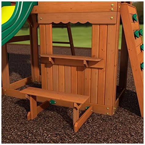 Backyard Discovery Somerset All Cedar Wood Playset Swing Set Epic