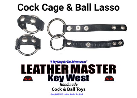 Cock Cage And Ball Lasso Leather Master Key West