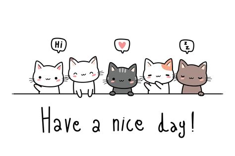 Free Download Wallpaper Cute Cat Cartoon Hd Terbaik Gambar