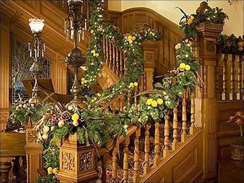 Old English Christmas Decorating Ideas Christmas Staircase English