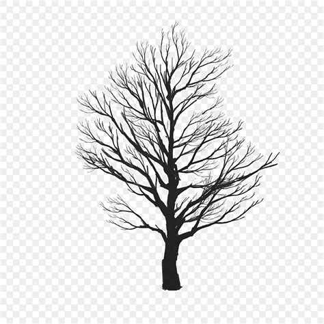 Fall Tree Black And White Clip Art