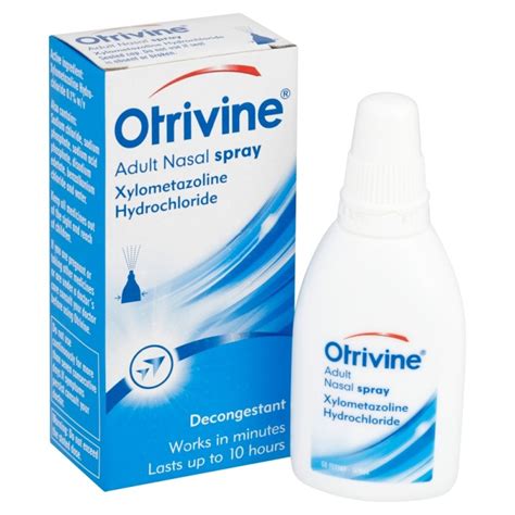 Buy Otrivine Adult Congestion Relief Nasal Spray 10ml Chemist Direct