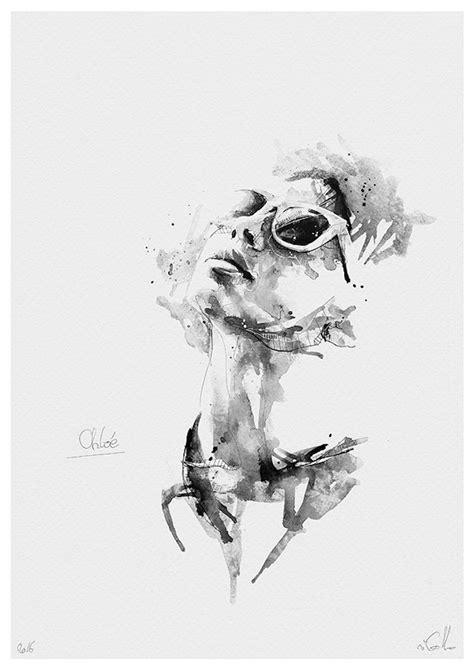 See more ideas about black and white illustration, illustration, lifestyle illustration. Florian Nicolle's Portraits - EverythingWithATwist