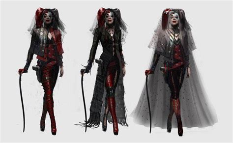 Possible Concept Art Of Harley Quinn From Cancelled Arkham Knight