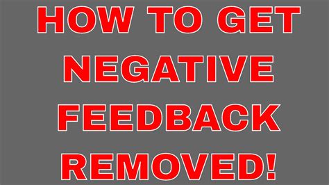 If you haven't already, you'll see the option to leave feedback. eBay - How To Get Negative Feedback Removed - Feedback ...