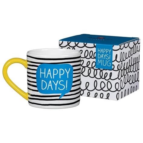 Happy Days Mug With T Box By Doodlebugz