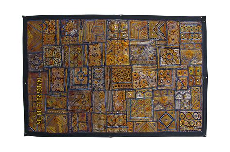 Depicting landscape scenes with warrior's fighting on. Kashmir Artizan Silk And Wool Wall Hangings - Kashmir ...