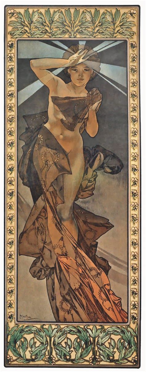 Alphonse Mucha ~ The Moon And The Stars Morning Star 1902 Art And
