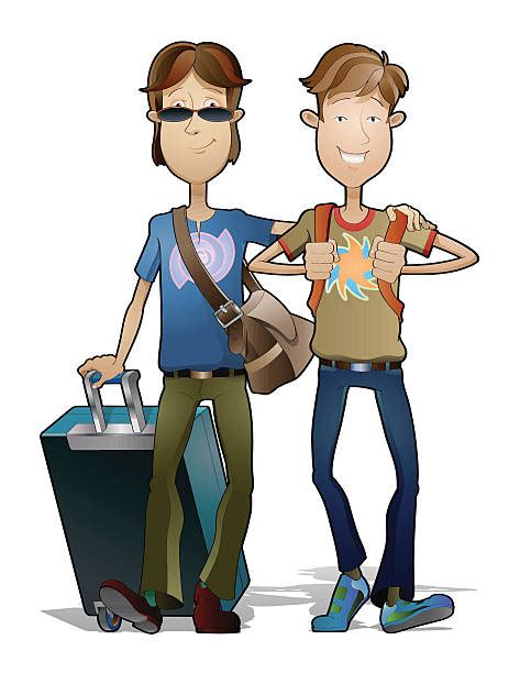 Mid Adult Gay Couple Illustrations Royalty Free Vector Graphics And Clip