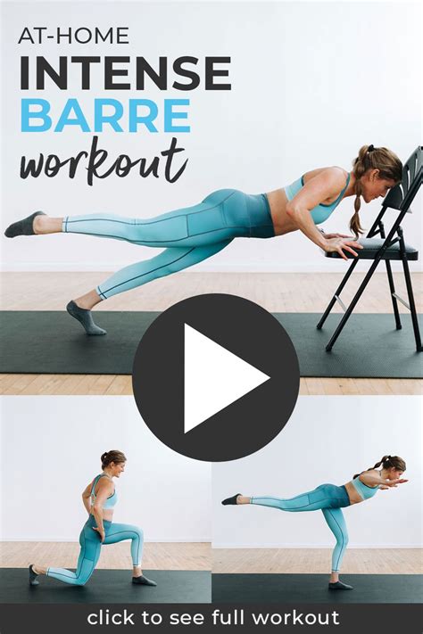 30 Minute Barre Workout At Home Video Nourish Move Love In 2021