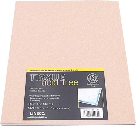 Lineco Buffered Acid Free Interleaving Tissue 85x11 Pack