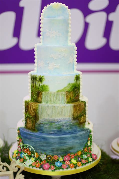 My Tropical Waterfall Cake On Display At The Cake And Bake Show October