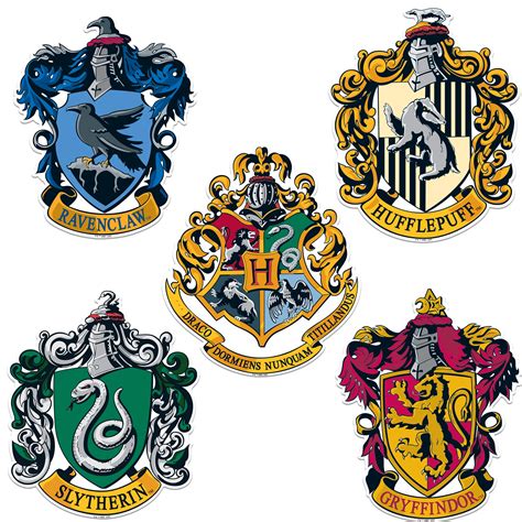 Buy Harry Potter House Crests Sticker Pack Die Cut Vinyl Large Deluxe
