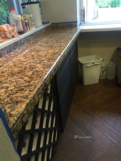 Can You Paint Over Granite Counters Pinterest Addict Painted Granite