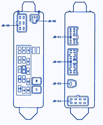 You can also find this diagram in most chilton's repair manuals for that vehicle. Mazda Familia 2004 Fuse Box/Block Circuit Breaker Diagram - CarFuseBox