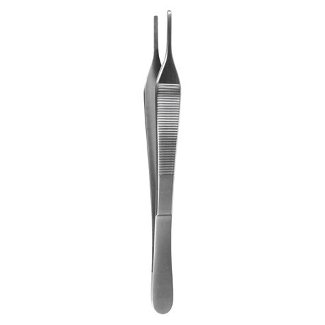 6 Adson Dressing Forceps Standard Serrated Jaws Boss Surgical