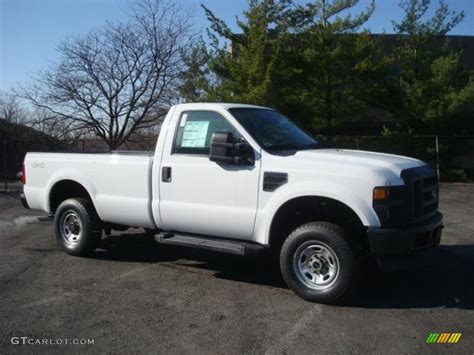 Used 2010 ford f250 crew cab exterior. 2010 Oxford White Ford F250 Super Duty XL Regular Cab 4x4 ...