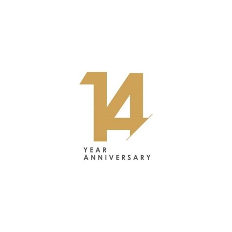 14 Years Clipart Transparent Png Hd 14 Year Anniversary Vector