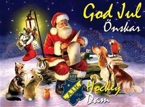 Diskutiere über die themen des tages. God Jul & Gott Nytt År från oss alla / AIK - Hockey Dam ...